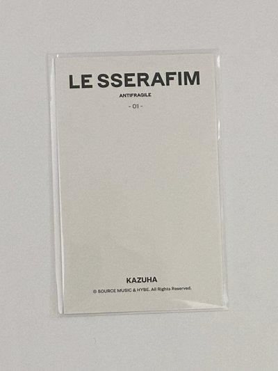 Kazuha Antifragile 官周拍立得 編號01