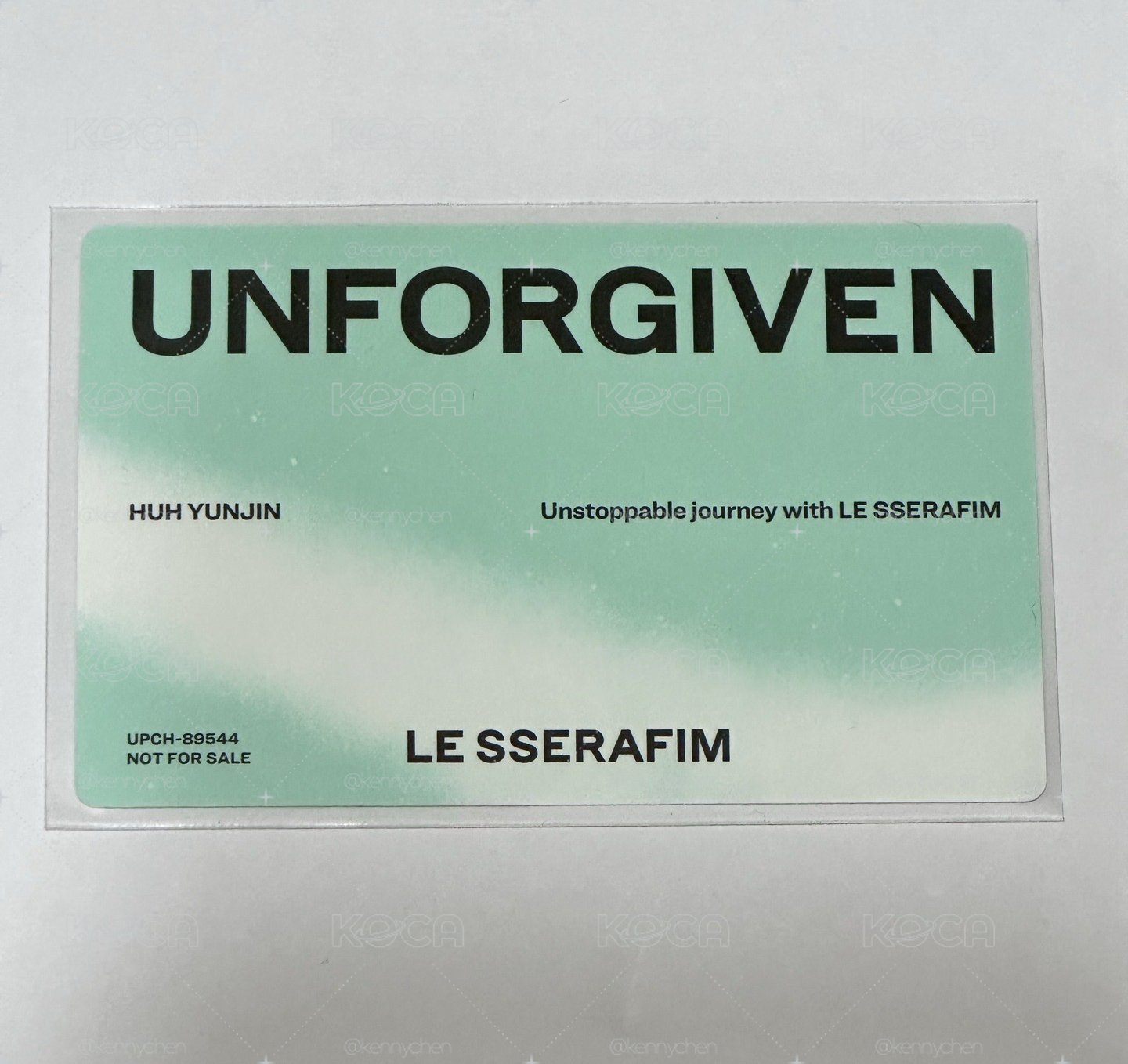 LE SSERAFIM UNFORGIVEN JP 專輯卡