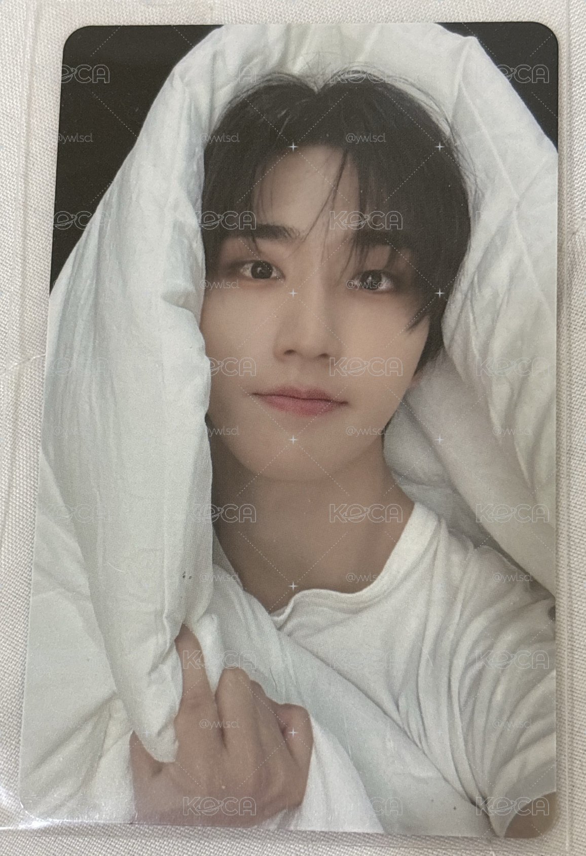 HOP JYP特典 棉被卡 城