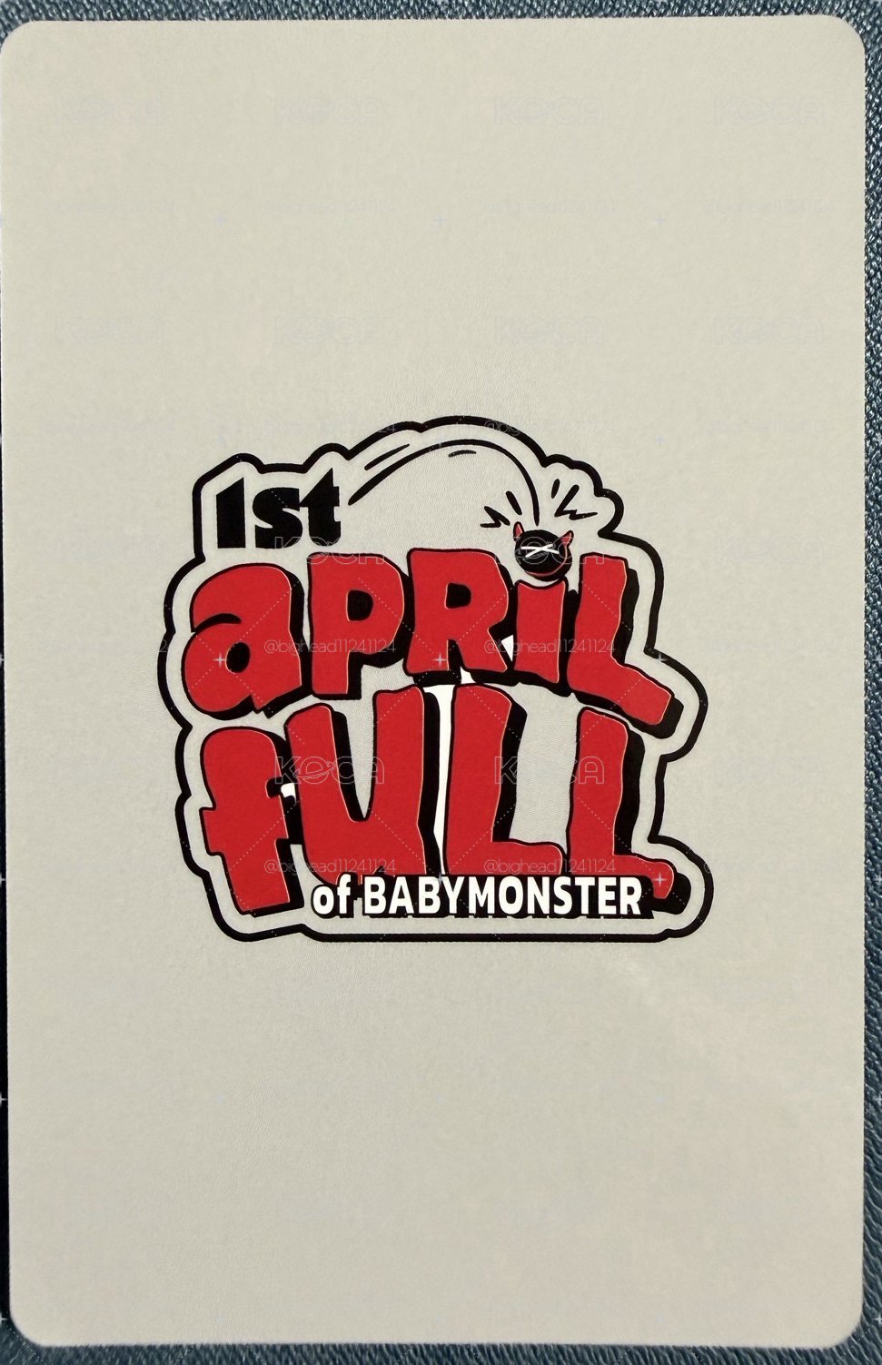 Babymonster 一週年寫真書 京東 特典卡 賢 Ahyeon