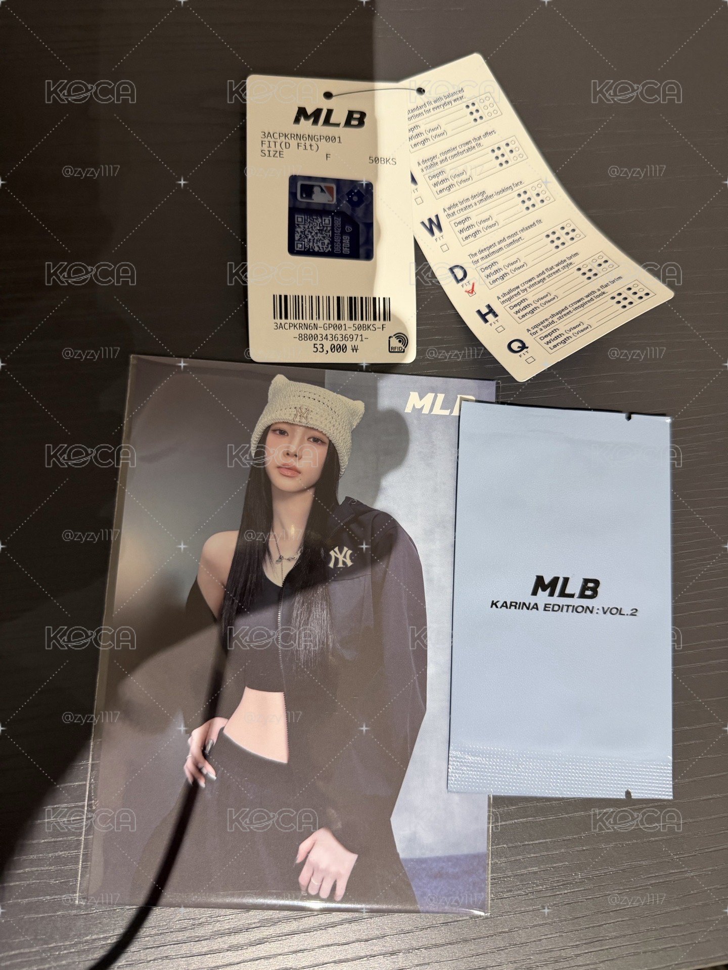 Karina MLB 2.0小卡明信片(未拆)