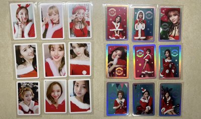TWICE 聖誕小卡全套