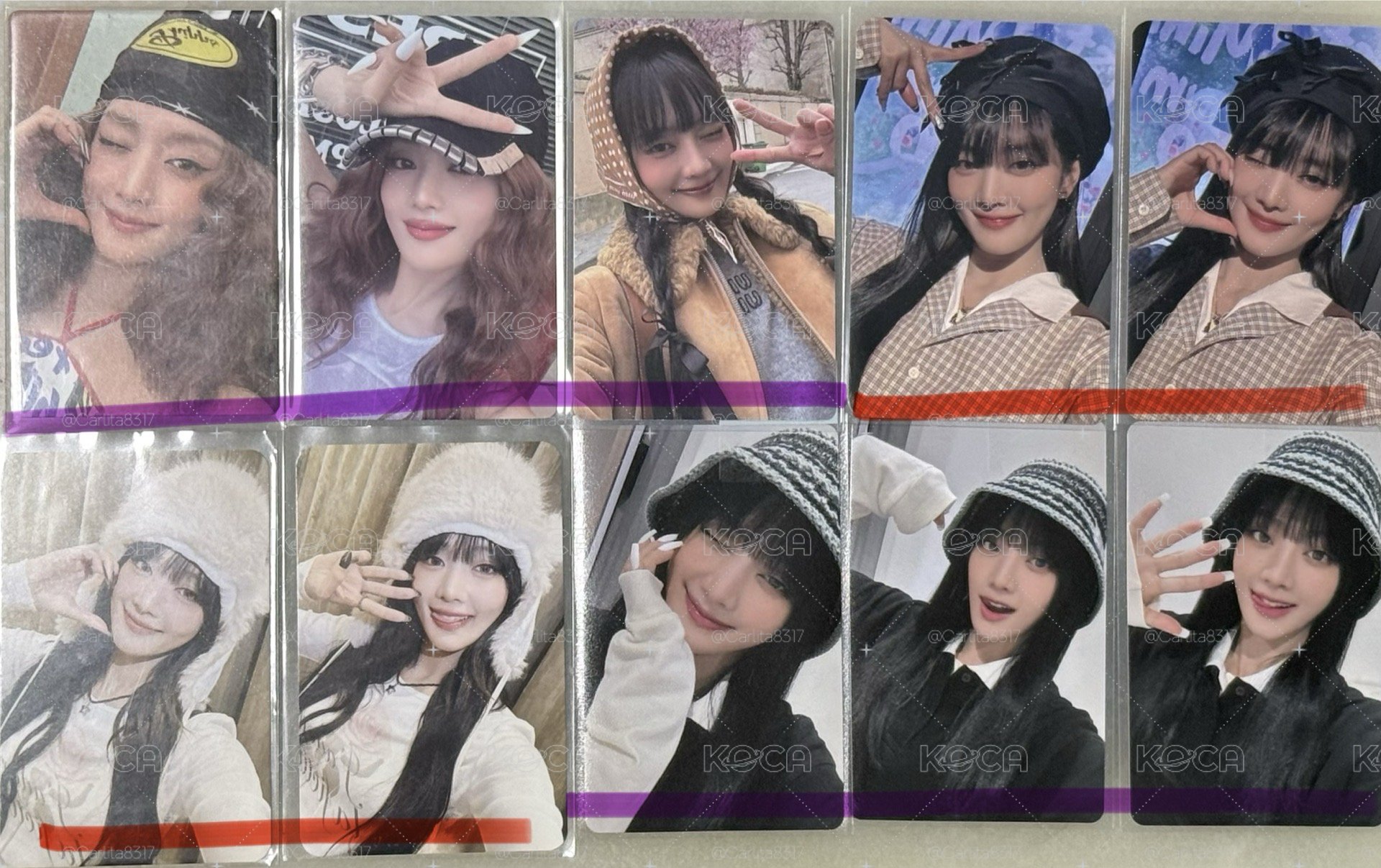 小妮盤 紅+紫 五張出（降$50中）