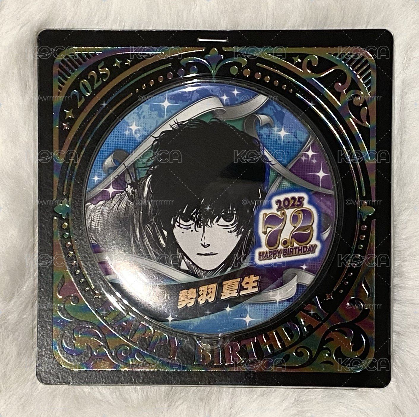 Jump shop 2025 生日徽章 勢雨夏生