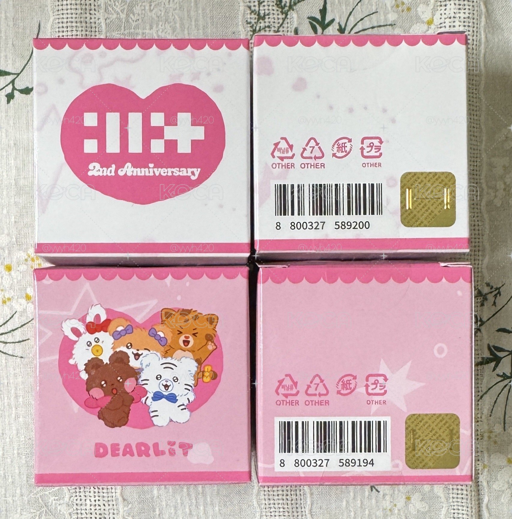 可直拍 二週年貼紙卷 全新未拆