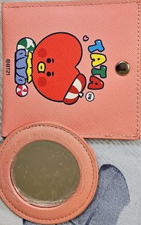BT21   隨身鏡 PG網 隨身鏡卡夾組