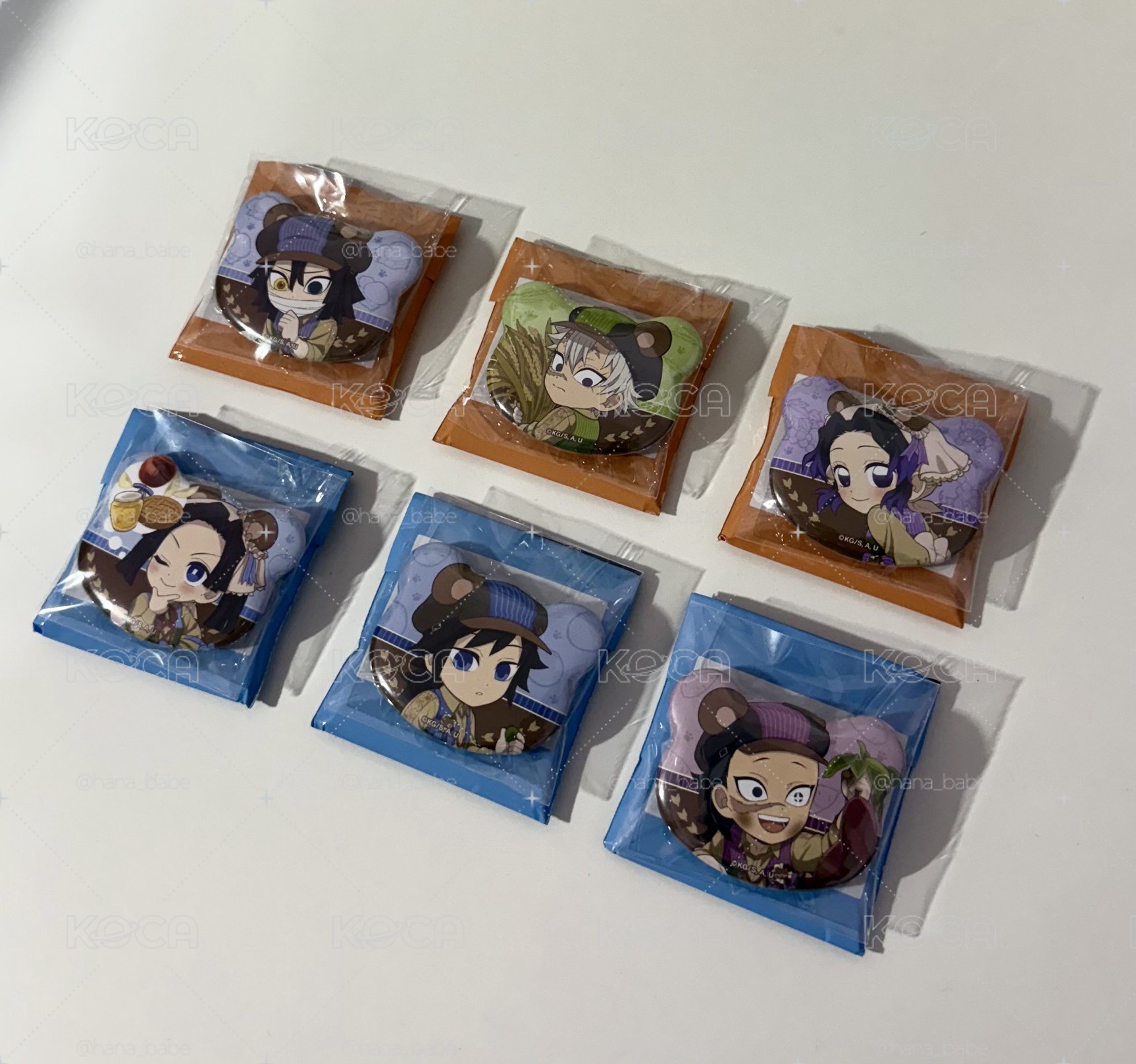 鬼滅秋收熊耳徽章