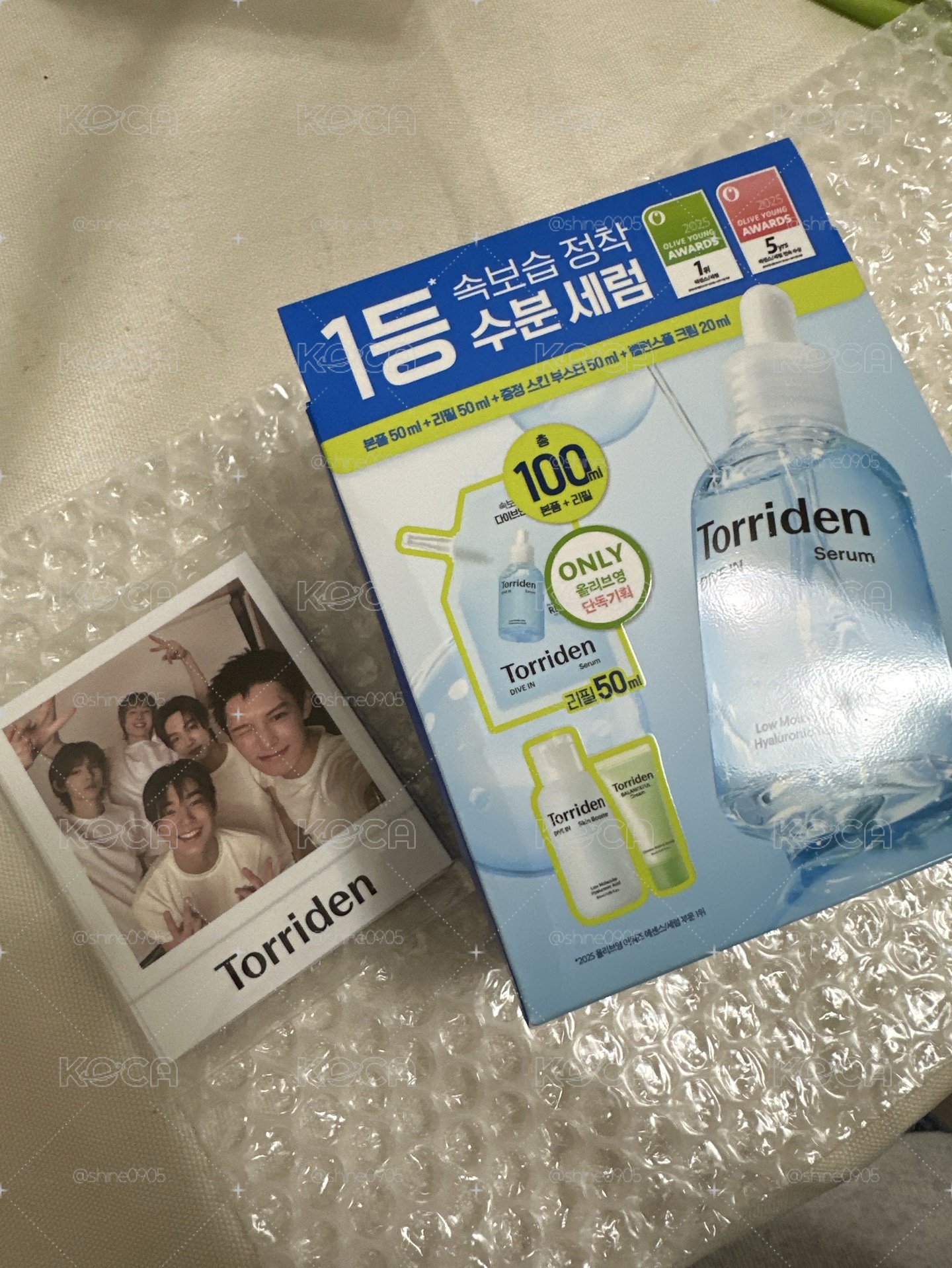 CORTIS X Torriden拍立得小卡