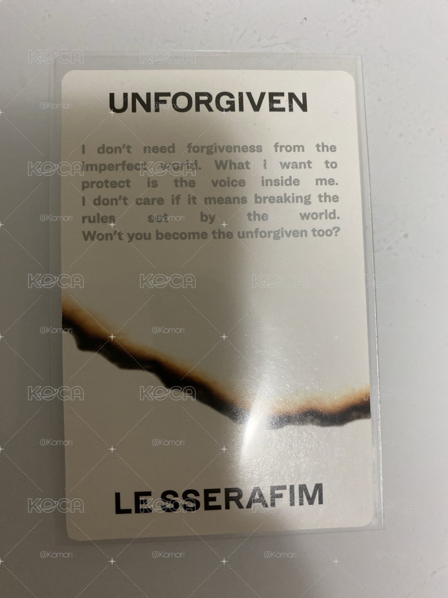 UNFORGIEN 專輯卡