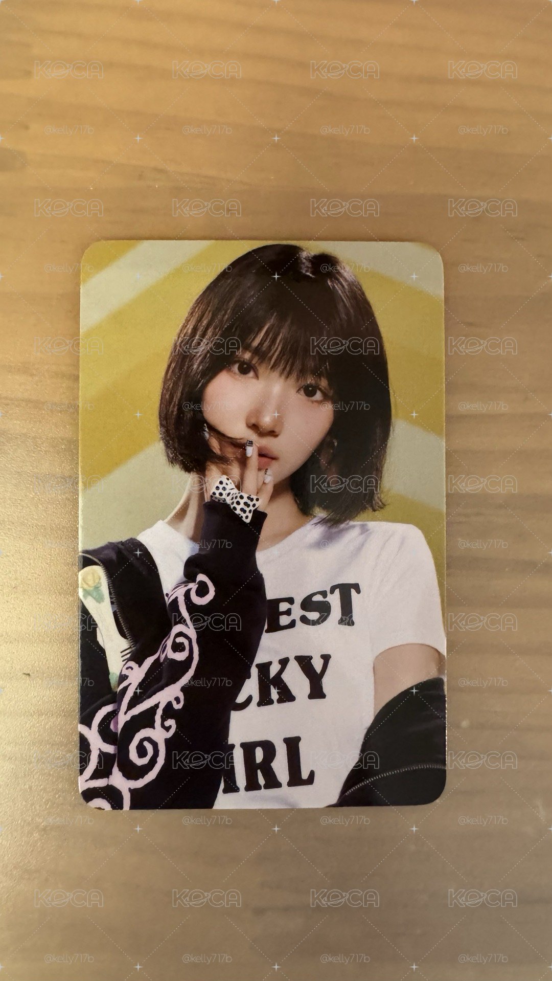 💖Hearts2Hearts 心妹 Jiwoo（金智友）二星星光卡💖
