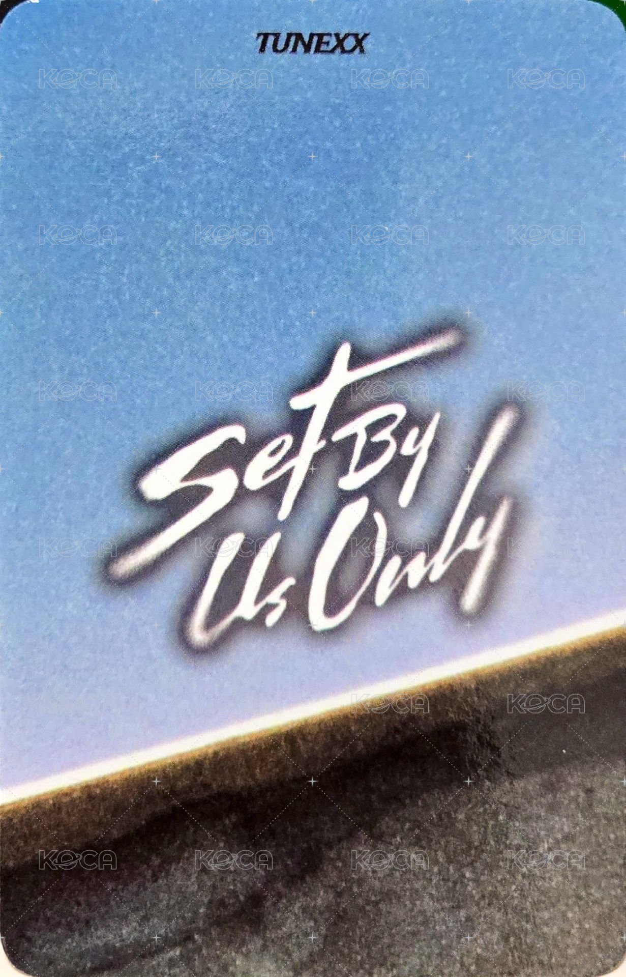 SET BY US ONLY showcase 入場卡 / 場限卡  背面