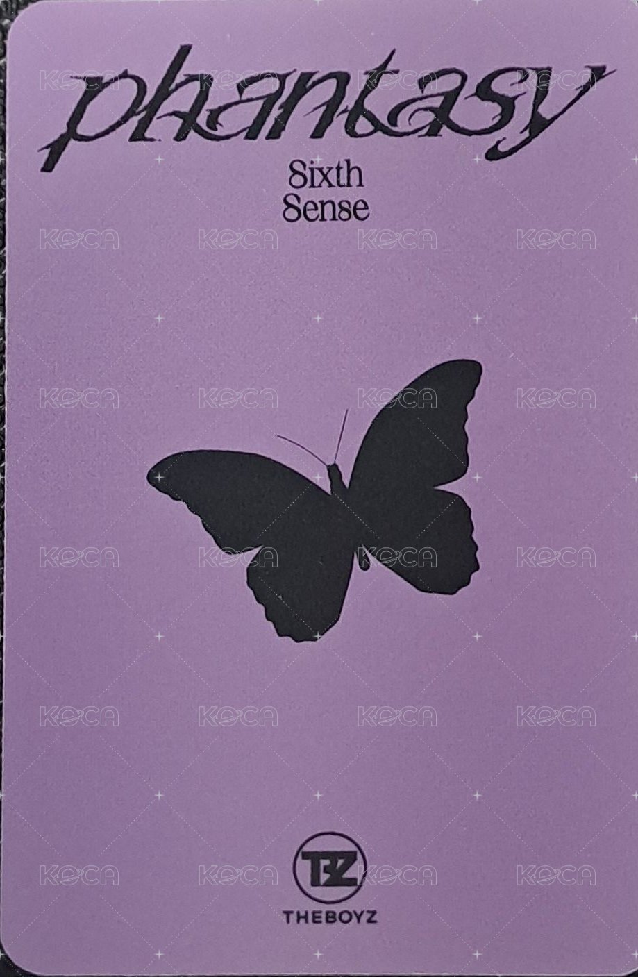 PHANTASY Pt.2 Sixth Sense 專輯卡  背面