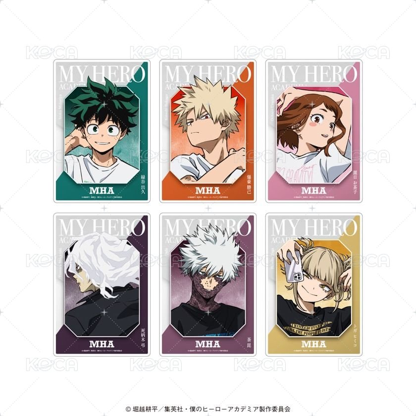 大交流展 透明卡 綠谷出久 背面