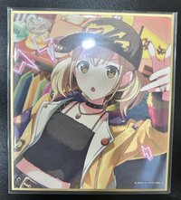 色紙 洋服小豆花後色紙