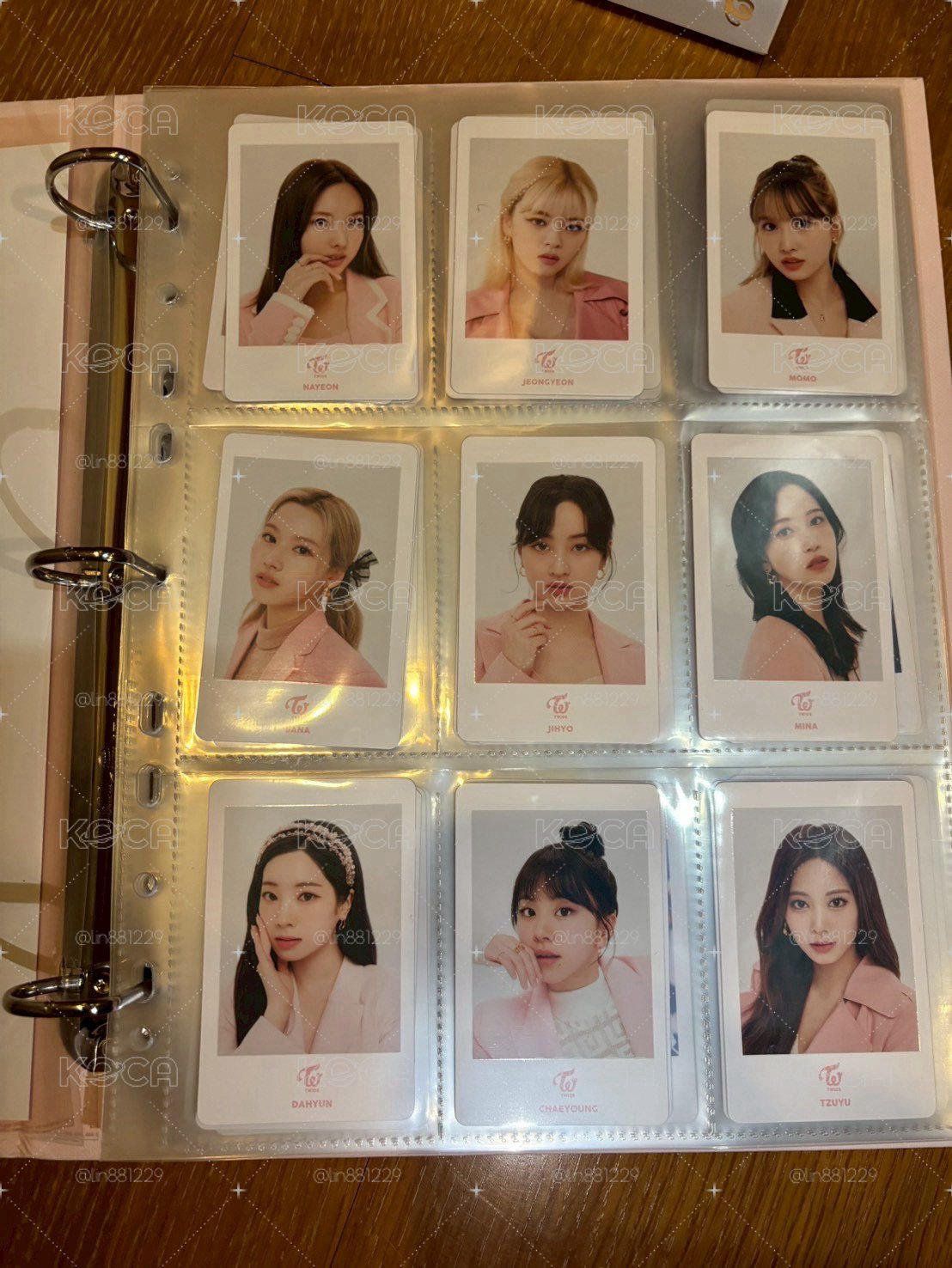 TWICE周邊卡