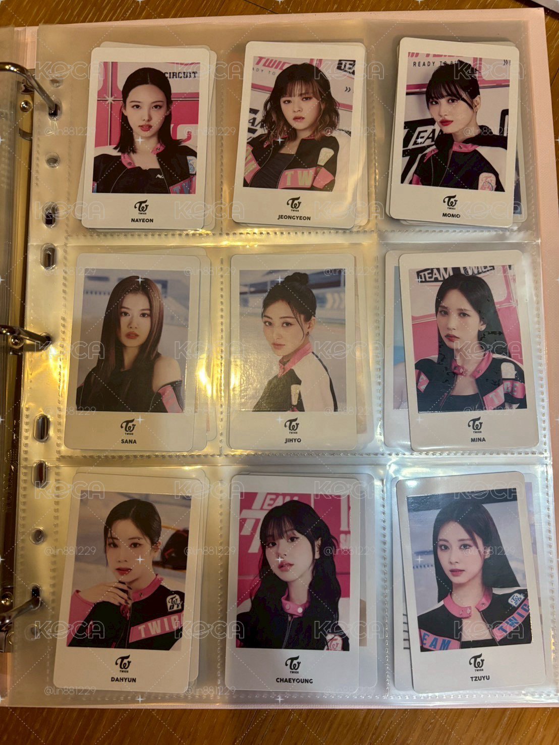 TWICE周邊卡