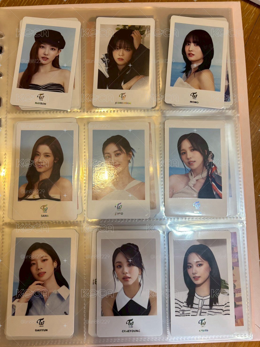 TWICE周邊卡