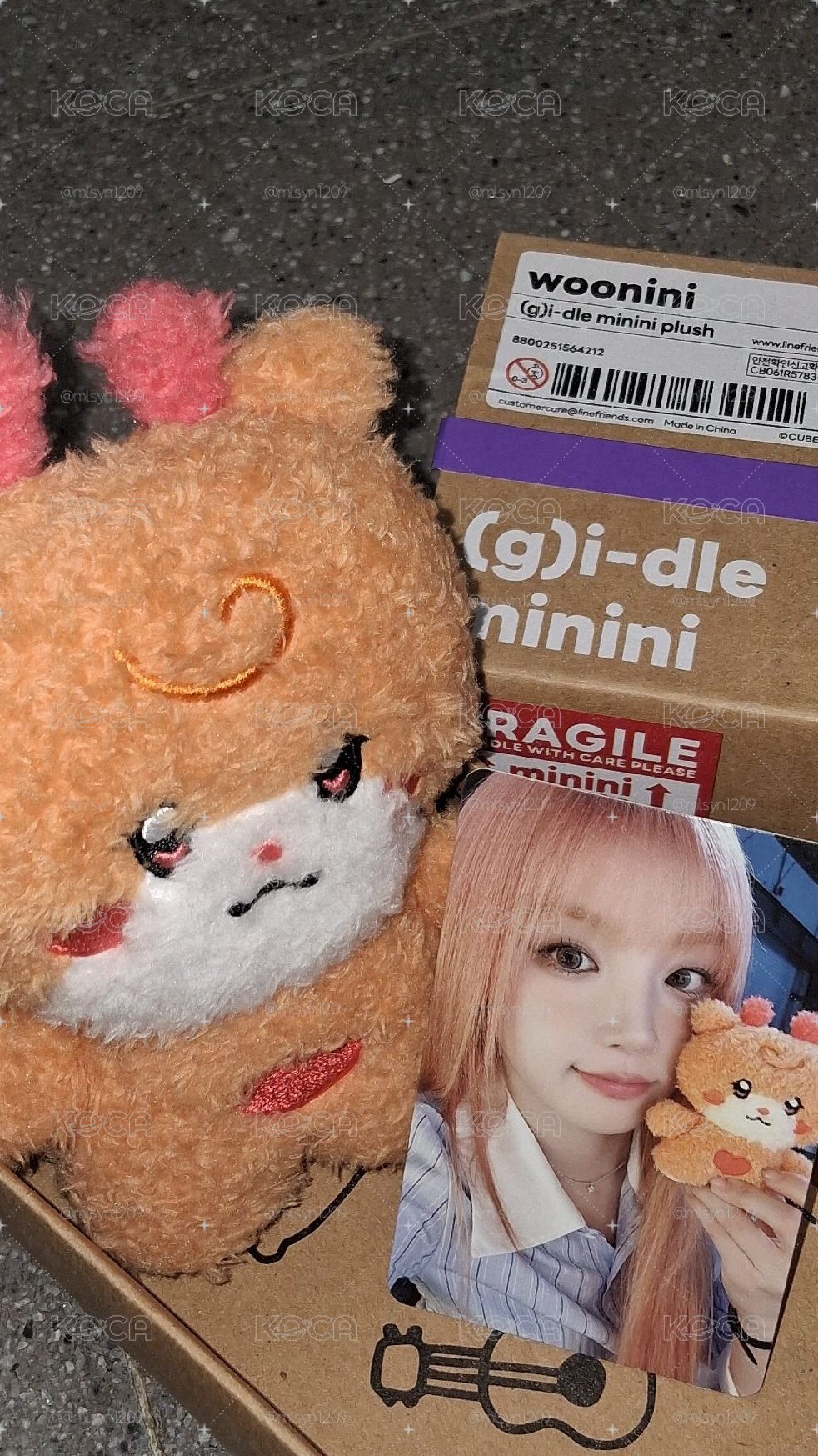 idle 官方 娃娃玩偶 Wonini
