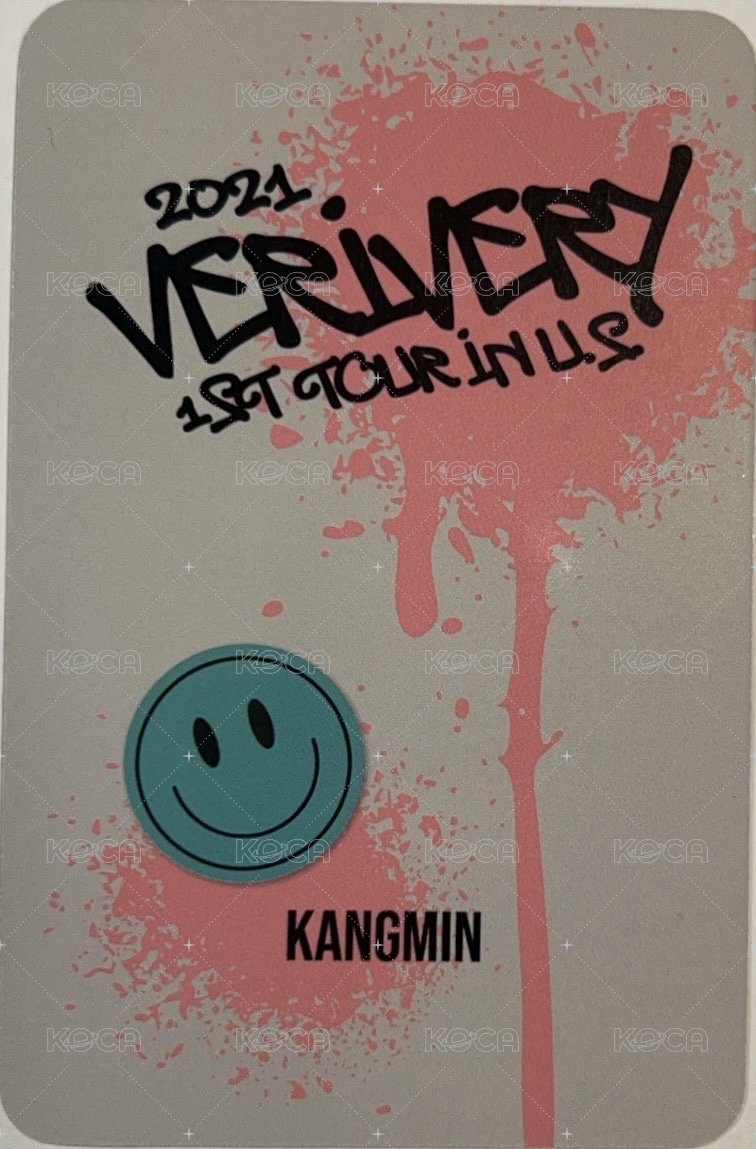 VERIVERY 1st TOUR 美巡寫真書 周邊卡  背面