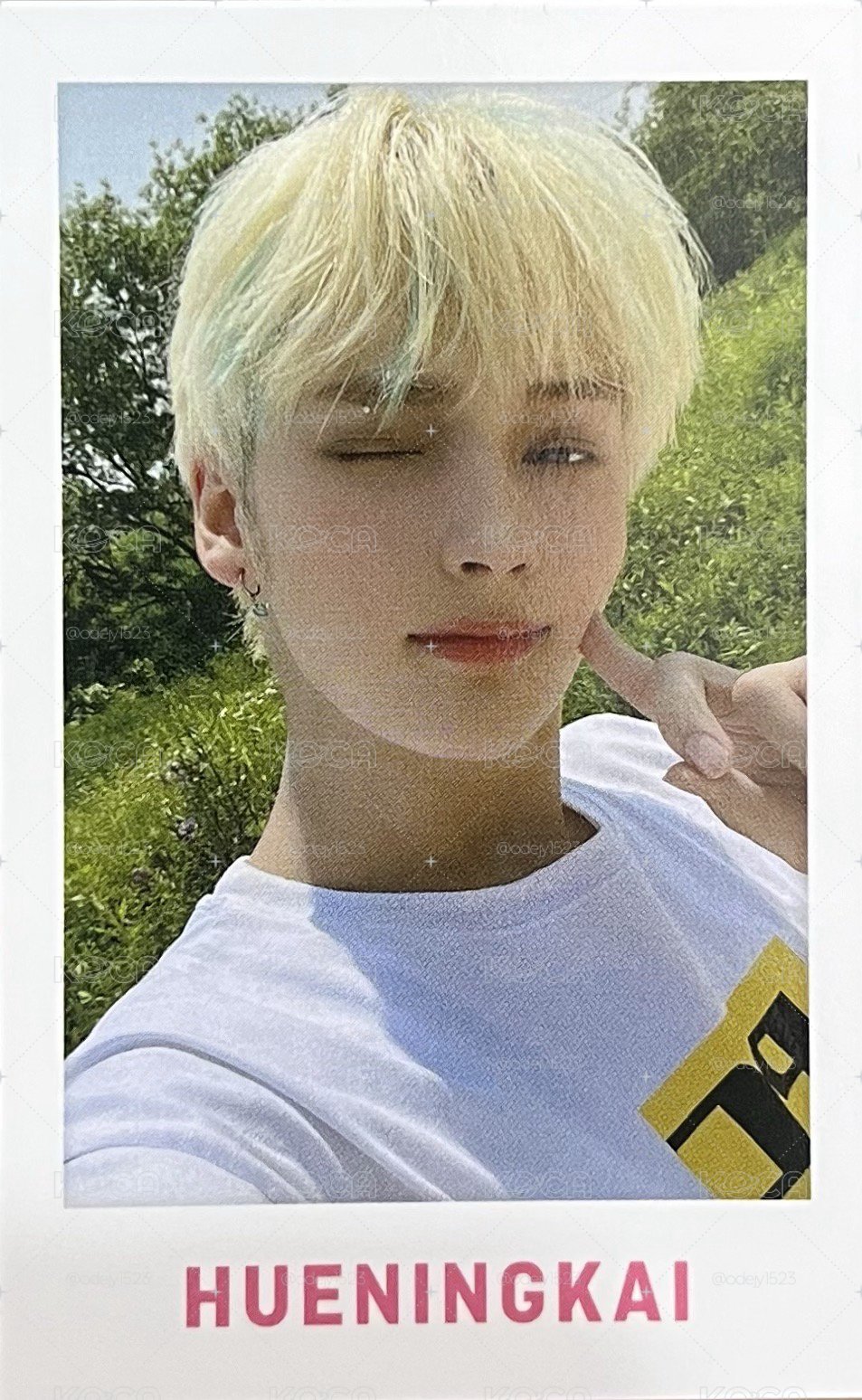 TXT FOE 日咖 特典 HUENINGKAI 休寧凱