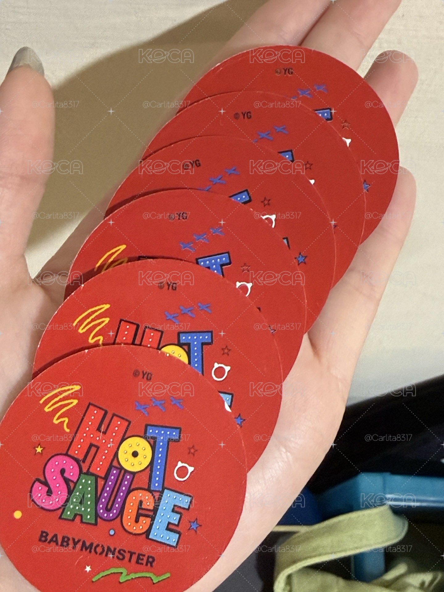 辣醬小圓卡*6