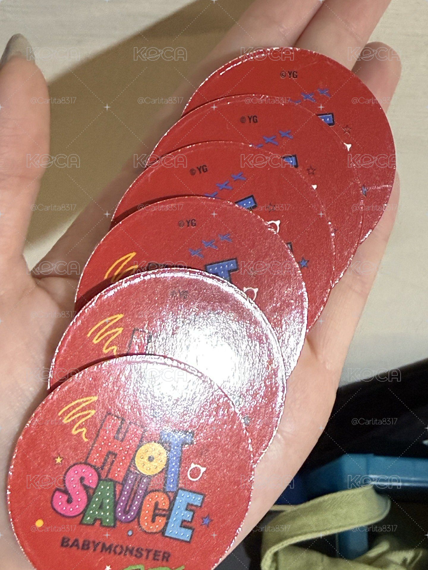 辣醬小圓卡*6