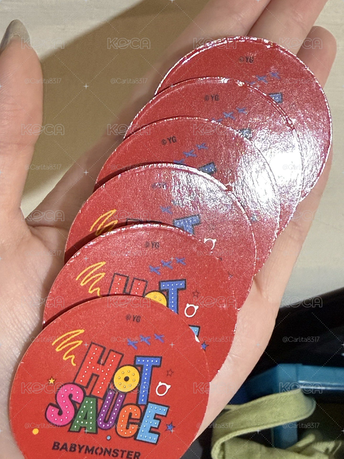 辣醬小圓卡*6