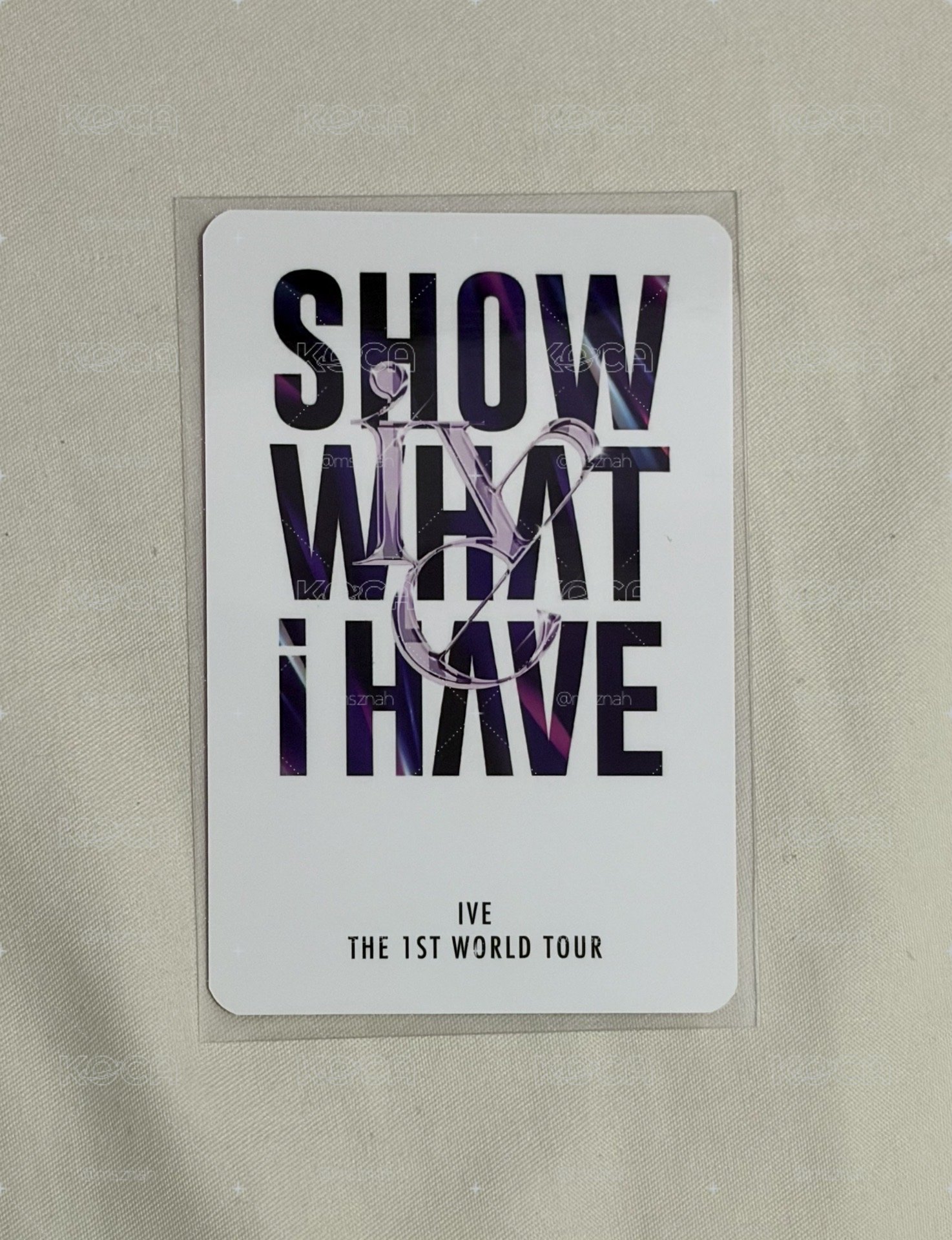 Show What I Have kit秋 固配卡