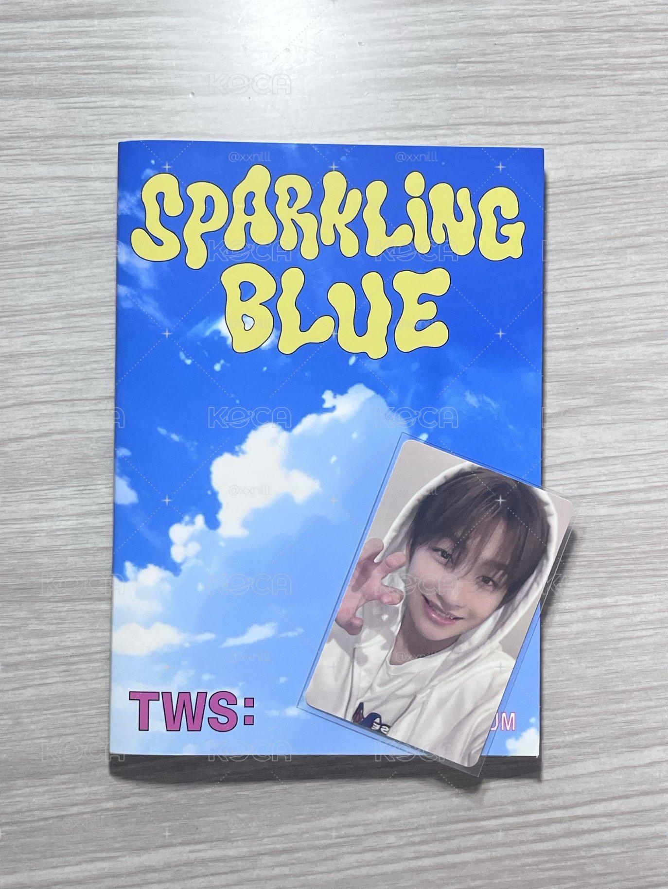 Sparkling Blue 專輯卡 電子專