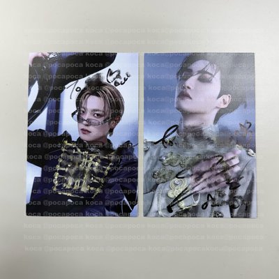 ATEEZ GH3 GH4 韓國線下簽售 親簽 明信片 簽卡 簽名卡 