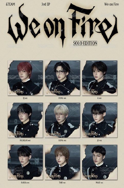 &team we on fire 非應募 單封 