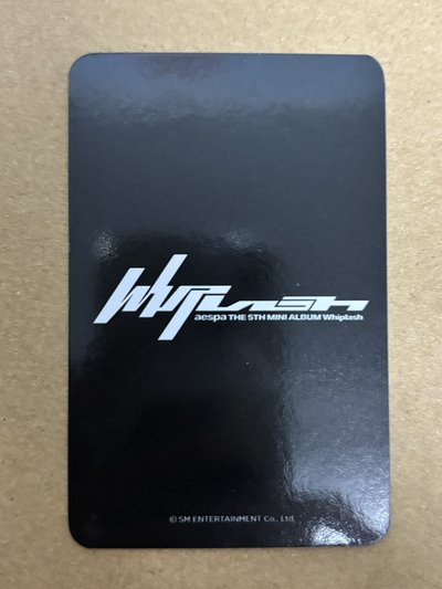 aespa Winter 冬天 Whiplash am 特典卡 預售冬 手錶冬 冬-22