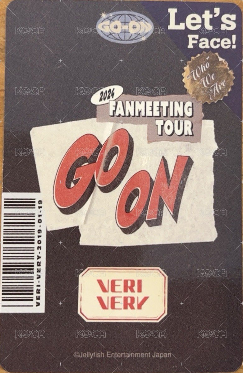 GO ON 隨機卡  背面