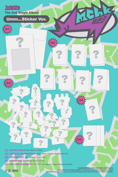 *非現 回歸後2-3周運回*NEXZ Sticker ver.