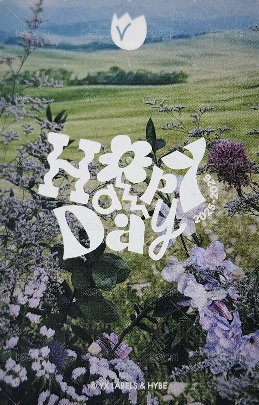 Happy Day  周邊卡 2025~2026 BIRTHDAY KIT卡 -1 背面