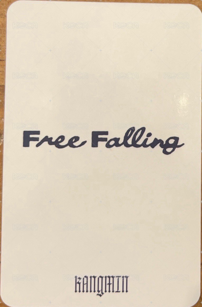 Free Falling hottracks 特典卡  背面