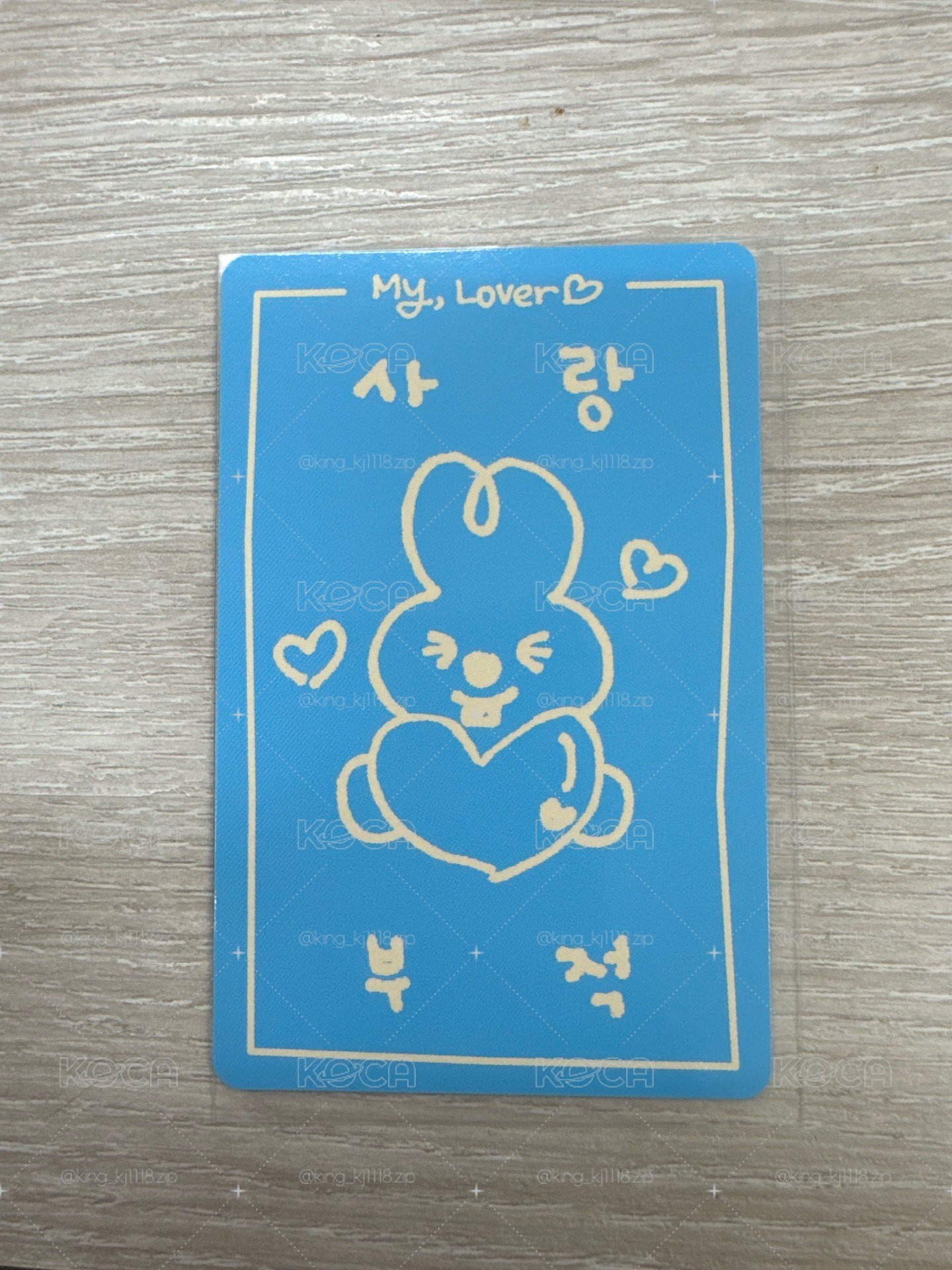 MY, Lover 黑膠/LP 專輯卡 