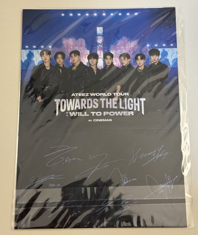 ATEEZ電影票根 電影立牌 演唱會小物🏴‍☠️