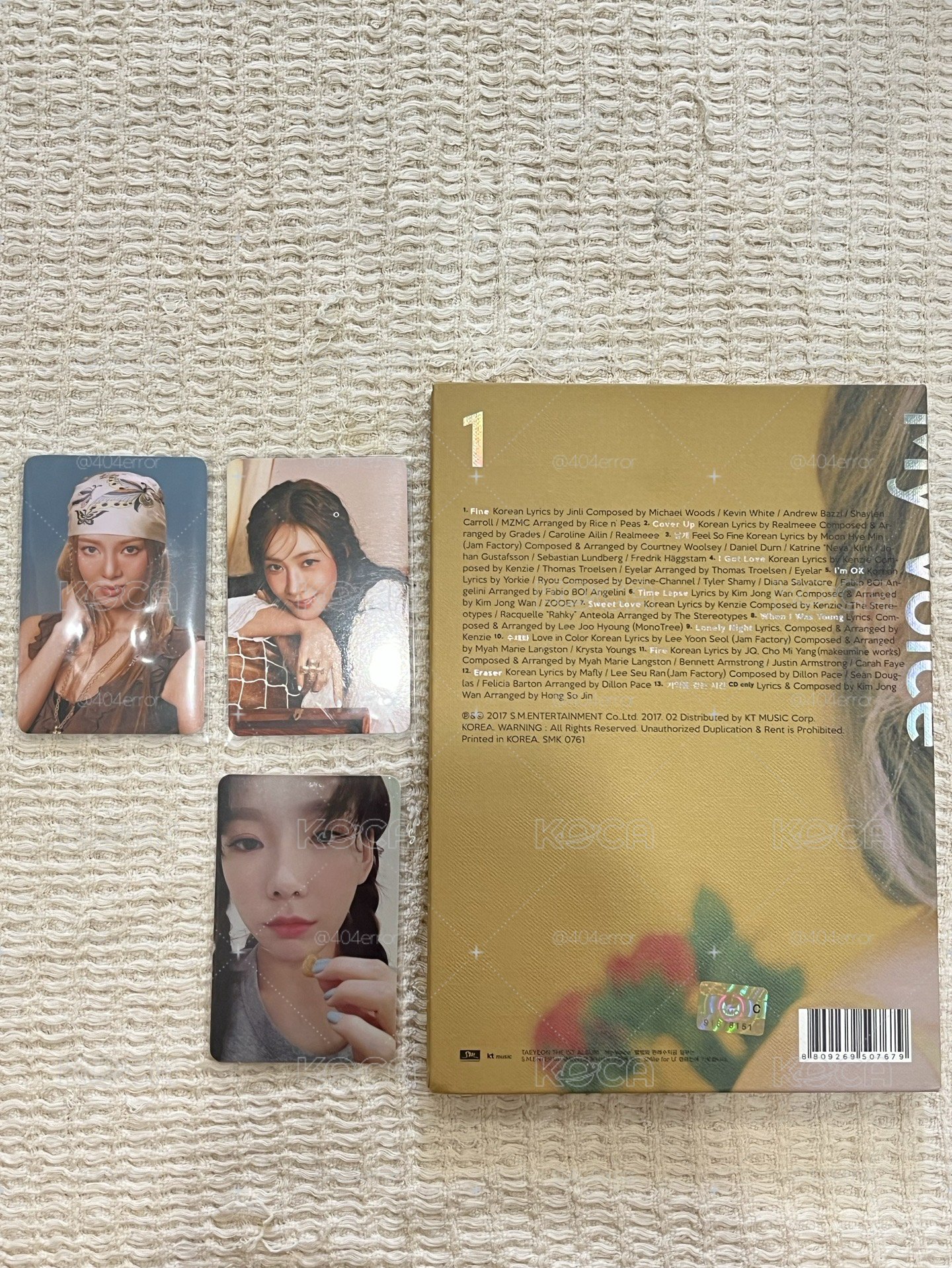 太妍 my voice 專輯