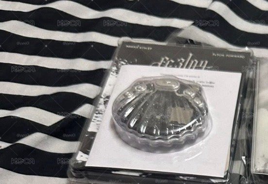 nmixx已拆封forward CD shell 貝殼mp3