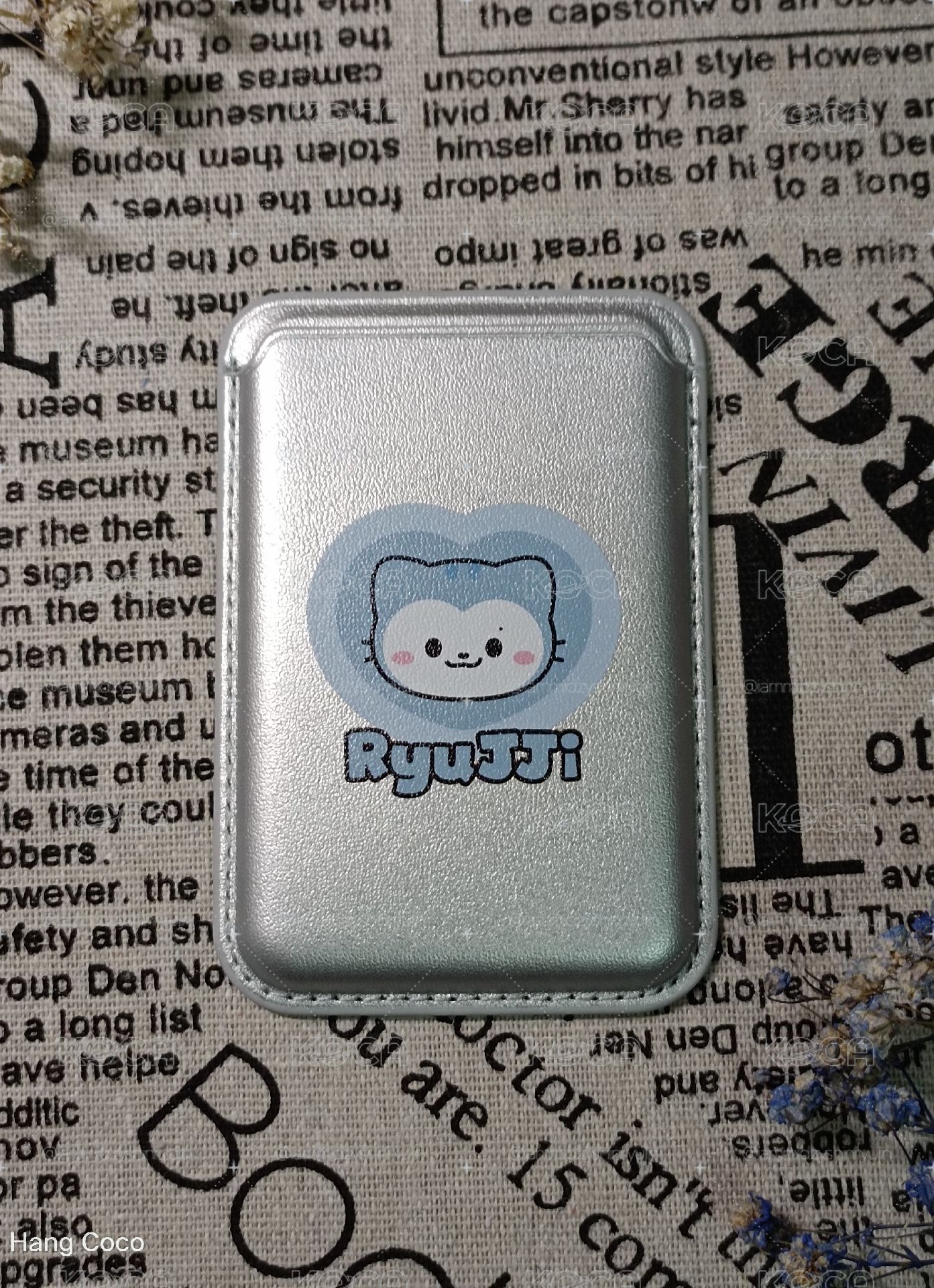 申留真 💙TWINZY—RyuJJi💙 手機磁吸卡套 「把煩惱都通通溜走~🐱」🥠需綁物100🥠