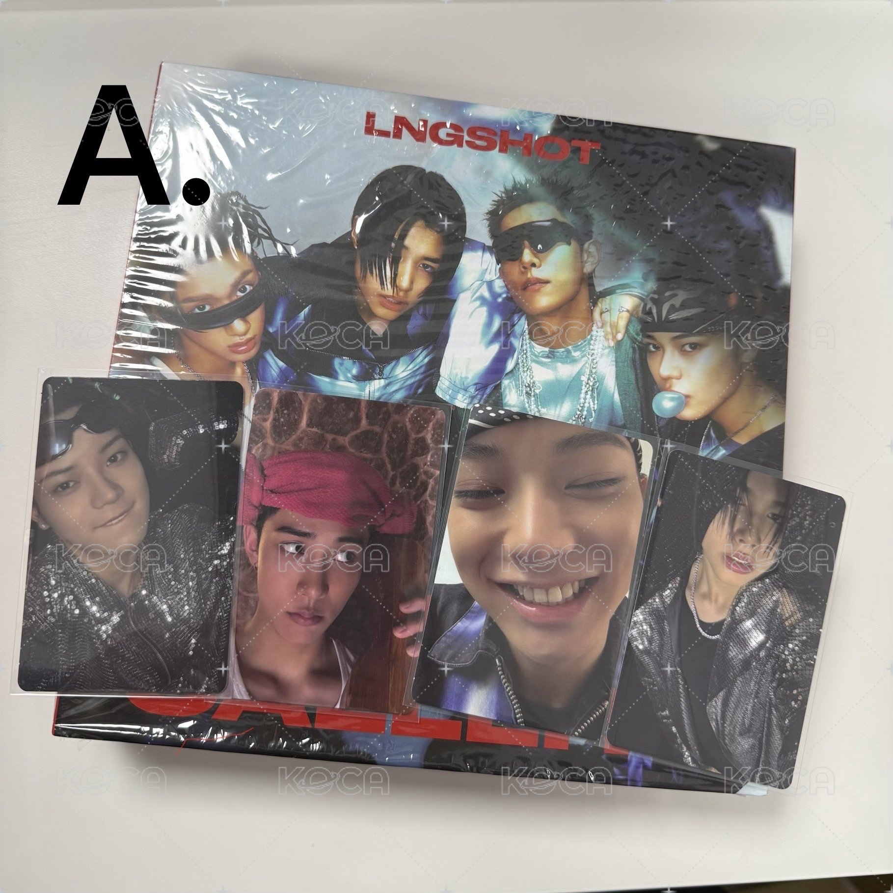 A.