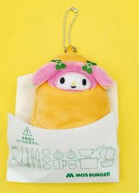 日本摩斯漢堡聯名炸雞雞塊吊飾 吊娃 