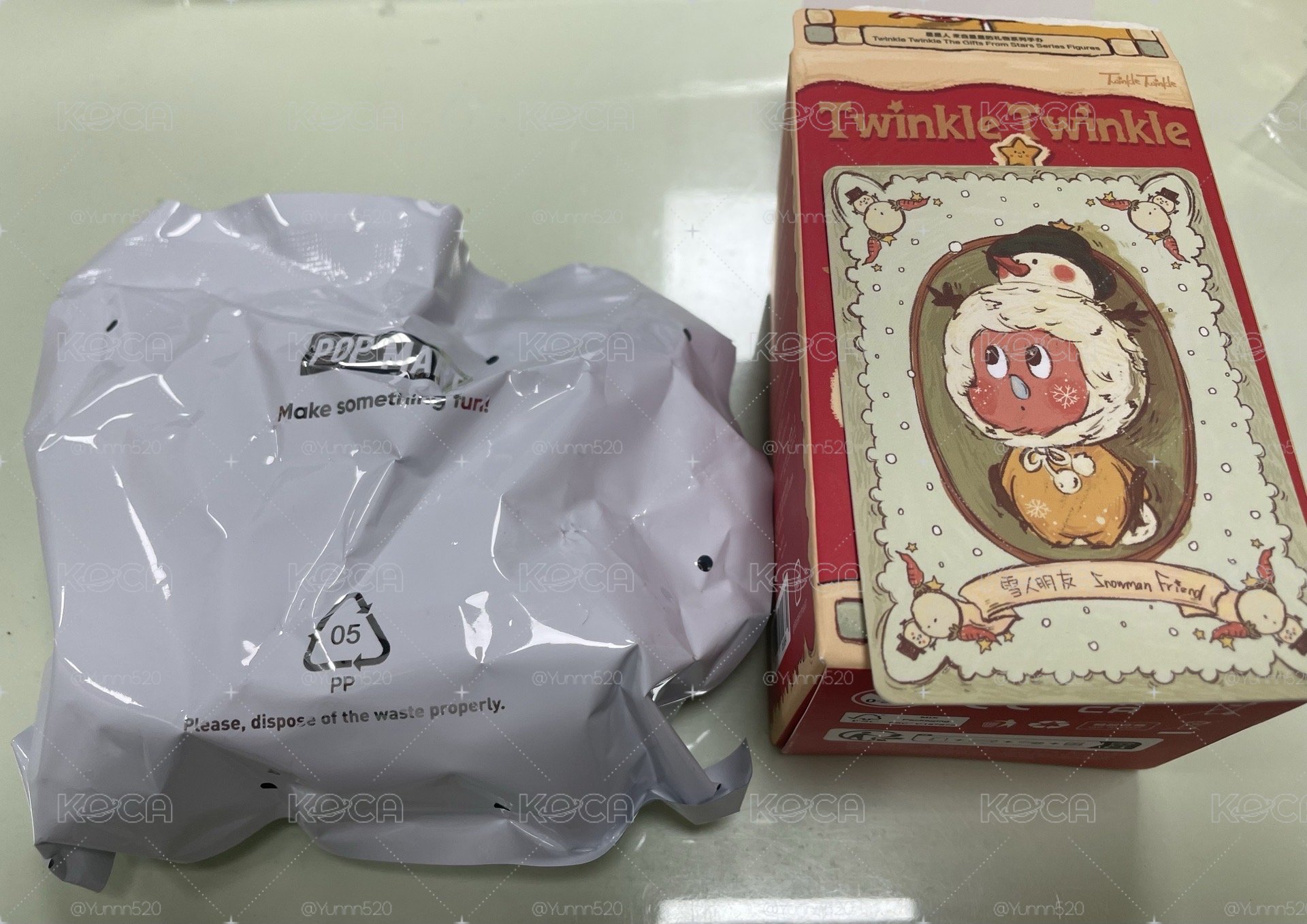 星星人-雪人朋友（僅開盒未拆袋）