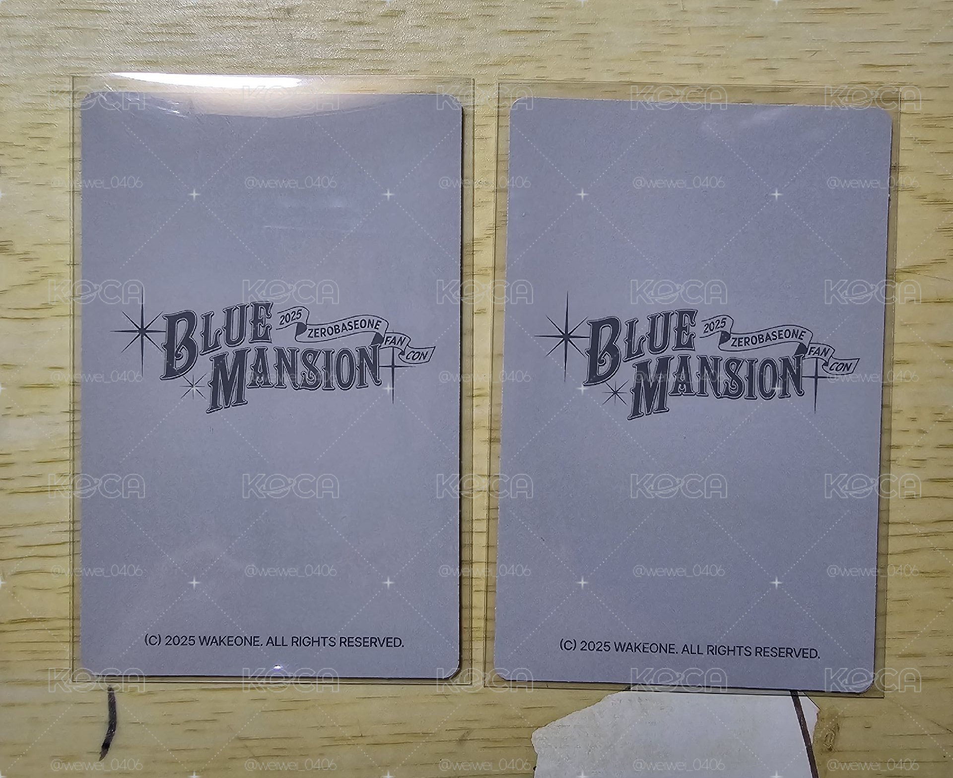 BLUE MANSION Fancon 場周卡 泰來兩張一組出