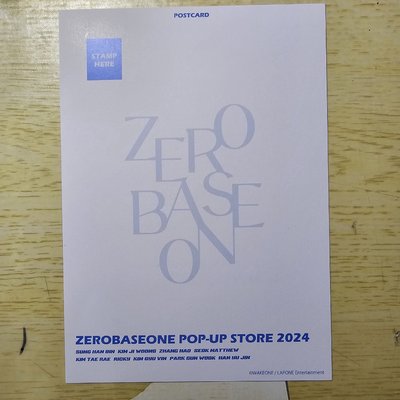 維辰 2024 109澀谷快閃 明信片
