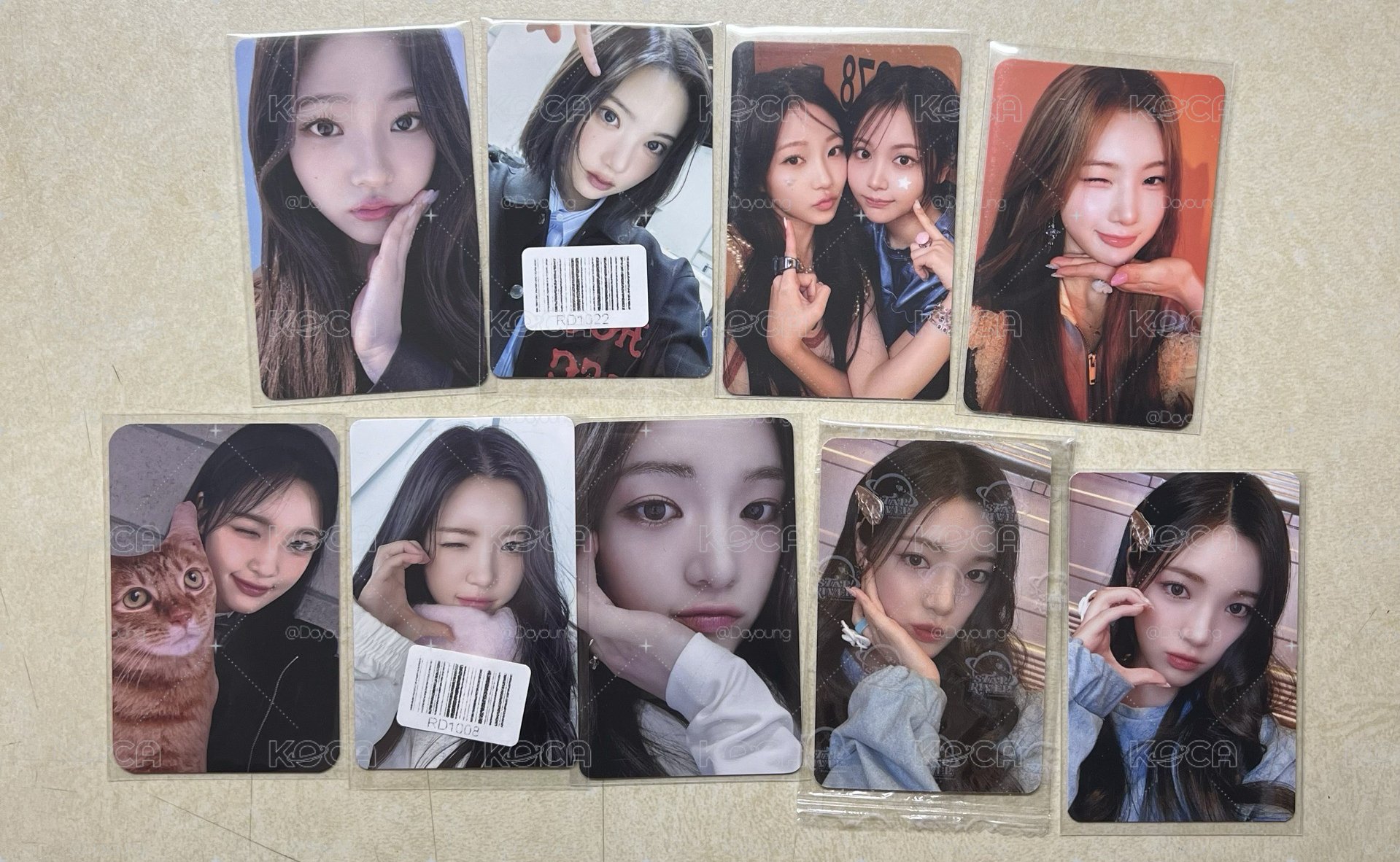Hearts2Hearts Jiwoo Yuha Stella Juun小卡