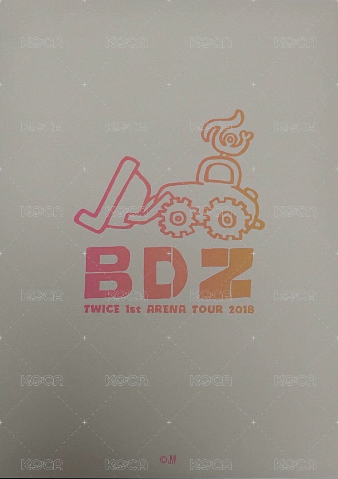 JP一巡 明信片  背面