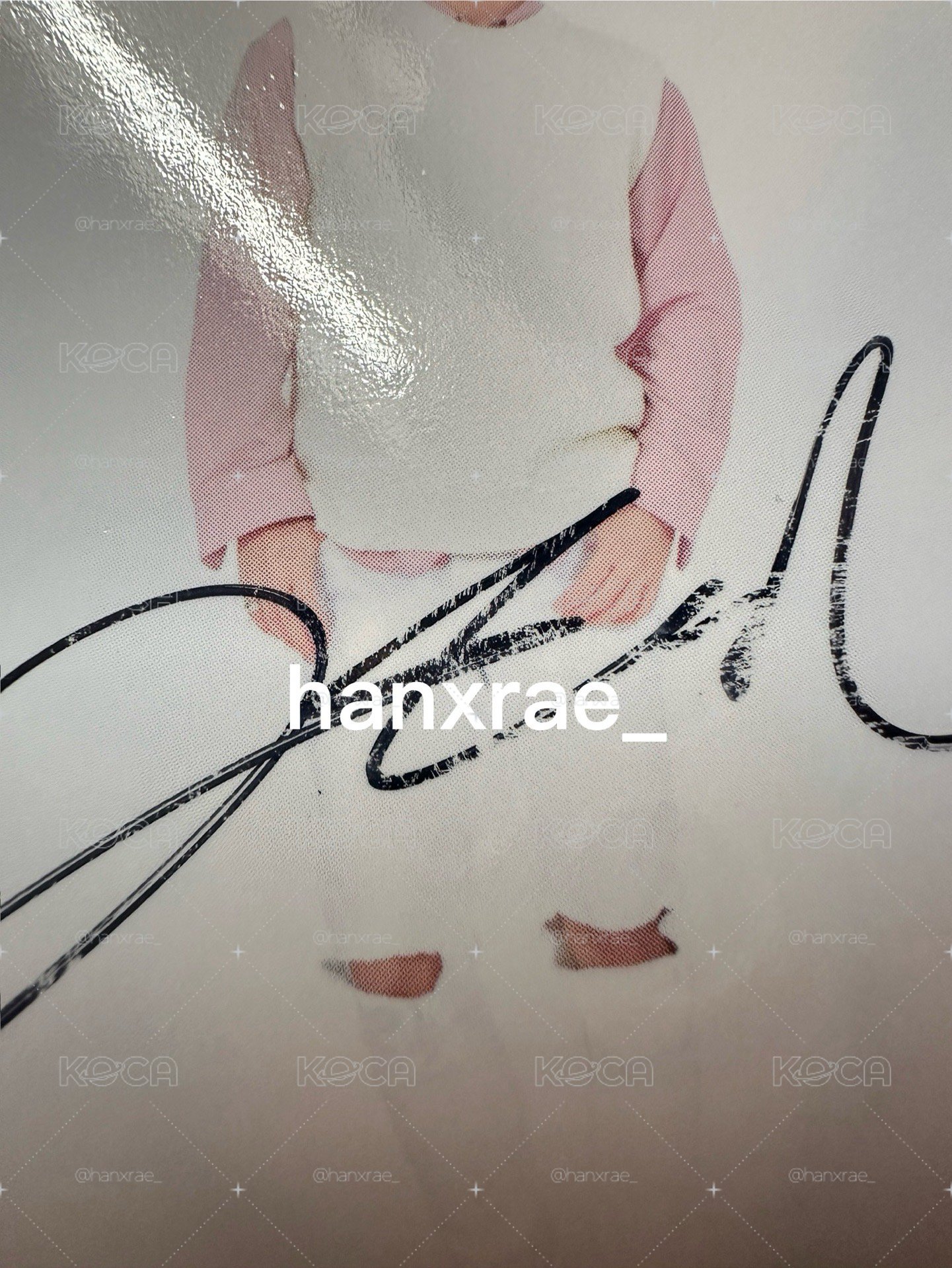 SEVENTEEN 淨漢 HARU粉衣親簽卡