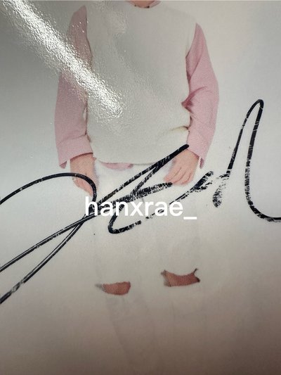 SEVENTEEN 淨漢 HARU粉衣親簽卡